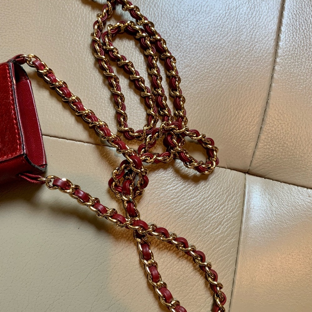 RARE▪️Micro CHANEL Pony & Leather lipstick BAG - Picture 7 of 11